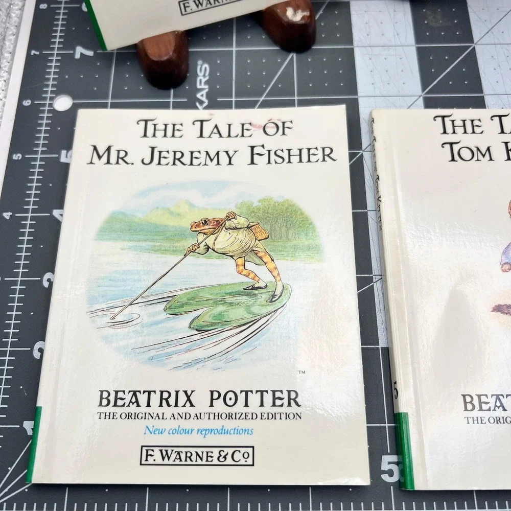 Vintage Beatrix Potter Book Lot 6 Softcover Books Eden Toys Bunny Korea